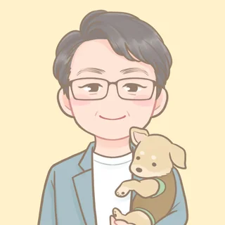 代表の似顔絵
